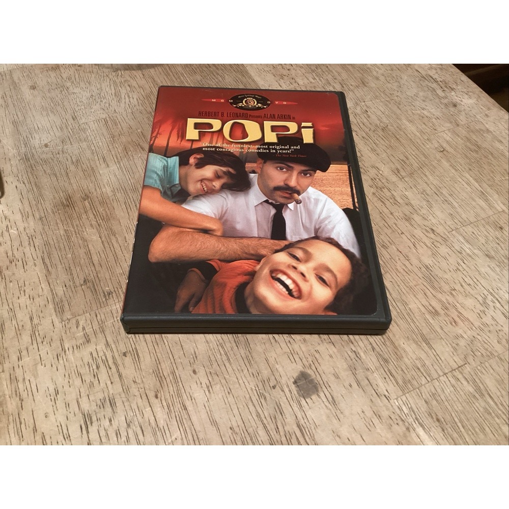 Popi DVD 2003 Alan Arkin Rita Moreno MGM Comedy Movie G Rated